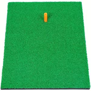 TEMU 골프 타격 매트 1개 - 완벽한 스윙, 칩샷, 퍼팅을 위한 골프 티가 포함된 인조잔디 연습 매트 - 야외, 실내, 뒷마당, 차고, 지하실, 연습장 훈련에 이상적