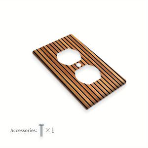 TEMU 1개 1구/2구 빈티지 디자인 프린트 아트 플레이트, 침실 및 주방 실내외 사용에 적합한 장식 벽 그래픽, 조명 스위치 커버