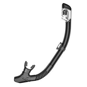 TEMU 드라이 스노클 숨쉬기 튜브, 스노클링 수영용 이지 브레쓰 스노클, 드라이 밸브 액체 실리콘 마우스피스