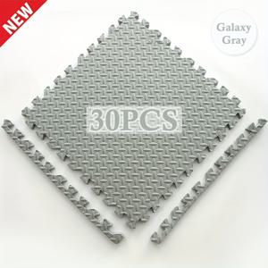 TEMU [ EVA 폼 바닥 매트] 15/30/60개 나뭇잎 질감 EVA 두꺼운 미끄럼 방지 맞물림식 폼 매트 세트 - 요가, 놀이방, 피트니스, 용 - 발렌타인데이, 여성의 날, 어머니의 날, 독립기념일 등에 최적, 11.81인치 X 11.81인치