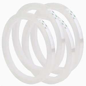 TEMU 5롤 플로랄 테이프, 레진 꽃 줄 포장 테이프, 투명 부케 공예 프로젝트 허리 테이프, 내유성 및 방수, 유연하고 내구성 있는