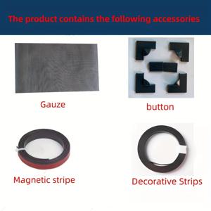 TEMU 검은색 자석 모기장 1개, 모기 퇴치용으로 설계되었으며, 자석 잠금 장치, 간편한 설치, 다양한 창문에 적합, 홈 데코 향상