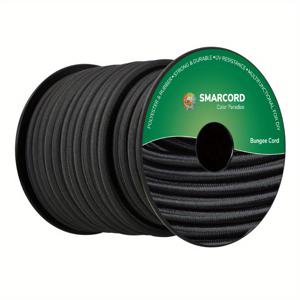 TEMU 100% 고무 코드 8mm x 20m, 내구성 강한 쇼크 번지 코드 (타프, 카약, 트레일러, 화물망용)