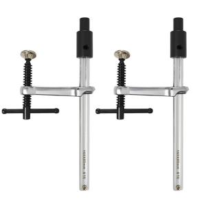 TEMU ALLESOME 2pcs T-핸들 퀵 스크루 가이드 레일 용접 클램프 16mm/28mm 삽입 핀 베이스 헤비 듀티 용접 테이블 클램프