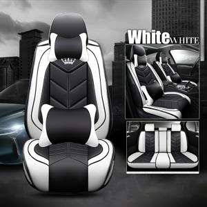 TEMU 스타일리시 자동차 시트 커버 25개, 신형 소형차 시트 커버, 범용 5인승 자동차 시트 쿠션, 5인승 차량 모델과 호환, SUV 시트 커버, 소형차 보호 커버, 내마모성, 얼룩 방지, 세척이 쉬운 시트 쿠션, 풀커버형 시트 커버, 5인승 자동차 시트 쿠션 풀세트, 소형차 커버캡, 편안한 시트 쿠션