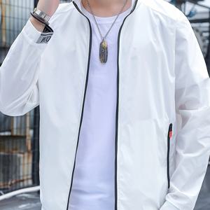 TEMU 남성용 여름 아웃도어 스킨 재킷 경량 코트