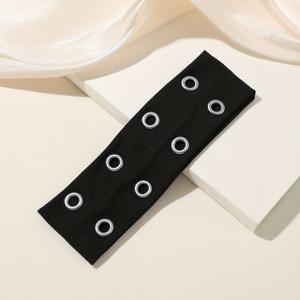 TEMU 1개 여성용 패브릭 스포츠 헤어밴드, 러닝 헤드스카프, 구멍이 있는 헤어밴드, 세안용 헤어타이