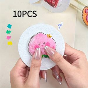 TEMU 10/20개입 3D 원형 종이 시트 - 폼 확장 아트 공예 용지 & 창의 프로젝트용 - 크리스마스, 학교, 사무실, 가족 활동 & 감정적 커뮤니케이션에 재미있음