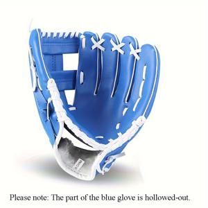 TEMU 1개 야구 및 소프트볼 장갑, 튼튼한 인조 가죽으로 제작되었으며 훈련 및 경기용으로 설계되었습니다. 오른손 던지기용 왼손 장갑이며 실내외 야구를 모두 잡기에 이상적입니다.