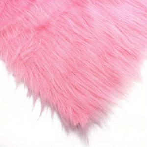 TEMU 1개 19X62인치 폴리에스터 인조 모피 원단 부드러운 플러시 공예 재료, 코스프레, 의상 제작, 홈 데코