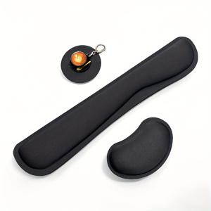 TEMU 3개/사무실 인체공학적 메모리폼 컴퓨터 마우스 및 키보드 손목 받침 패드 지지대, 손목 통증 방지, 키보드 및 마우스용 손목 받침, 손목 지지 세트