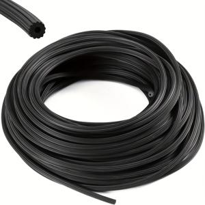 TEMU 20미터 창문 방충망 실링 스트립, 방충망 고정 스트립, 방충망 고정 스트립 교체품, 가정용 창문 방충망 및 실내 장식용 속이 빈 고무 스트립으로 사용