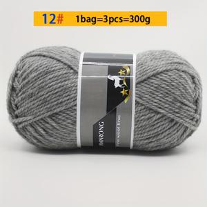 TEMU 245 니딩 바늘 양모 털실 손뜨개기 청키 양모 털실 수제 뜨개질 재료, 가을/겨울 패션 따뜻한 스카프 모자 스웨터 코트 장갑, 다양한 방풍 조끼 및 기타 뜨개질 의류 또는 마키용 털실 공