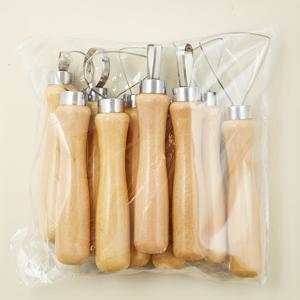 TEMU 10개 클레이 조각 도구 세트 - 전문가용 폴리머 클레이 조각 키트 (도자기, 세라믹, 모델링용), 금속 팁 & 나무 손잡이 (내구성 있는 조각 도구)