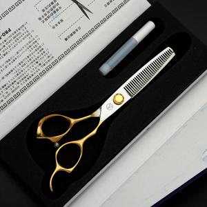 TEMU 일본 정품 (아리산) 헤어 커팅 가위 - 440C 스테인리스 스틸 재질, 날카로운 텍스처 블레이드, 남녀 모두에게 적합, 오른손잡이 헤어 스타일리스트를 위해 디자인