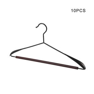 TEMU 10개입 넓은 어깨 아이언우드 코트 옷걸이, 가볍고 고급스러움, 얼룩 방지 및 미끄럼 방지, 정장, 셔츠, 코트, 스웨터, 재킷에 적합