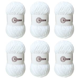 TEMU 100% 폴리에스터 셔닐 원사 6개 세트, 총 300g, 선명한 색상, 부드럽고 보풀 없음, 가을/겨울 스카프, 스웨터, 쿠션, 가방 및 기타 수공예품 코바늘 뜨개질용, DIY 지갑 만들기 및 액세서리용