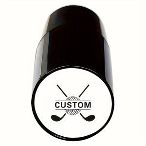 TEMU 맞춤형 골프공 스탬프 - 속건성 방수 개인 맞춤 골프 마커 (잉크 포함), 재사용 가능한 골퍼용 ID 도구, 블랙/레드/화이트 옵션, 골프 애호가를 위한 완벽한 선물 (잉크 미포함), 골프 용품, 골프공 장식, 고품질 인쇄