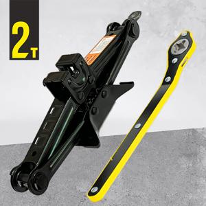 TEMU 자동차 가위형 잭, 2톤(4409 lbs) 하중 지지력, 스틸 가위형 리프트 잭 카 키트, 자동차용, 노력 절감 래칫 렌치 포함, 휴대용, 확대된 베이스 디자인, 미끄럼 방지 나사산 디자인, 잭, 자동차 잭, 플로어 잭