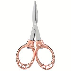 TEMU 3가지 색상 다용도 스테인리스 스틸 접이식 가정용 작은 가위, 야외 여행용 접이식 가위, 휴대용 접이식 작은 가위