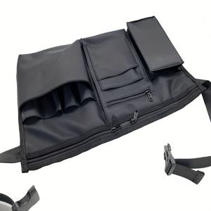 TEMU 범용 전문가용 메이크업 브러쉬 파우치, 미용 및 미용가위 도구 웨이스트백, 크로스바디 메이크업 브러쉬 웨이스트백, 도구 정리 파우치