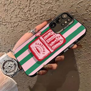 TEMU 휴대폰 케이스 - 생생한 사르디네 폰 커버, 삼성 갤럭시 S25, S24, S23, S22, S21, S20 FE Ultra Plus 4G 5G에 적합, 충격 방지용 내구성 좋은 무광택 뒷면