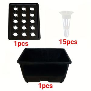 TEMU 전기가 필요 없는 실내 수경 재배 시스템 컬렉션 (발코니 정원 가꾸기에 이상적인 모종 포트, 가정 재배를 위한 대형 용기, 다양한 햇빛 흡수 수경 세트 포함)