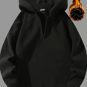 TEMU 남성용 캐주얼 다용도 후드 스웨트셔츠, 플러스 사이즈, 커플에게 적합