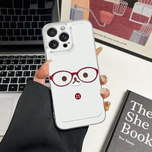 TEMU 트렌디한 쿨캣 패턴 폰 케이스, 아이폰 17, 17 Ari, 16, 15, 14, 13, 12, 11, 프로 맥스, X, XS, XR, XS MAX, 7, 8, 6, 34S, 플러스용. 카툰 투명 낙하 방지 풀커버 TPU 휴대폰 커버, 패셔너블한 충격 방지 소프트 보호 케이스. 친구와 가족을 위한 완벽한 투명 휴대폰 케이스 선물