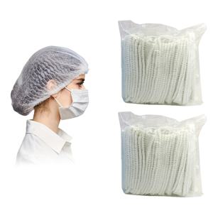 TEMU 21인치 일회용 레스토랑 모자 199개입 - 레스토랑 주방, 호텔 식음료, 식품 가공 부지 및 배달에 적합 | 방진, 땀 방지, 위생 보호, 즉시 사용 및 폐기 가능