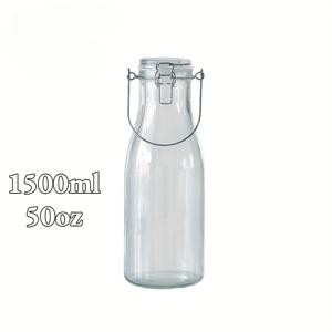 TEMU 1개 우아한 밀폐 유리 식품 보관 용기 - 16/32/50온스 미니 꿀 용기, 주스, 차, 시럽 보관용 - 가정, 사무실, 카페 사용을 위한 컴팩트한 보관 솔루션 - 누수 방지 및 식기세척기 사용 가능