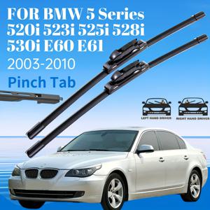 TEMU BMW 5 시리즈 520i 523i 528i E60 E61 2003 2004 2005 2006 2007 2008 2009 2010 전면 와이퍼 세트 유리창 와이퍼 블레이드 24