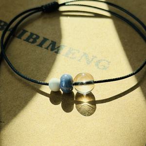 TEMU 여성용 세라믹 목걸이 - 화이트 또는 퍼플 (또는 둘 다 조합) - 내구성 있는 우아한 일상 선물, 생일 및 특별한 날을 위한 사계절 착용 가능한 시대를 초월한 액세서리