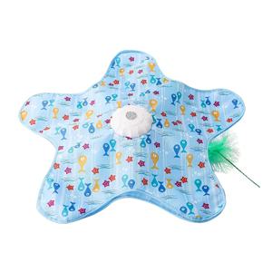 TEMU 자동 스마트 고양이 장난감 세트, 고양이 장난감, 반려동물 장난감, 내구성 있는 물기 방지 저소음 모터 + 360° 스마트 센싱 회전, 혼자 있는 고양이를 위한 지루함 해소 장난감