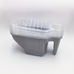 TEMU 11피스 페인트 컵 세트 - 1개 회색 플라스틱 핸드헬드 페인트 컵 + 10개 일회용 무세척 페인트 패드 | 빠른 색상 변경을 위한 합리적인 세트, 잔여물 없음, 가벼움, 내구성, 누수 방지 | 필수 페인트 작업 도구 | 시간, 노력 절약 및 고품질