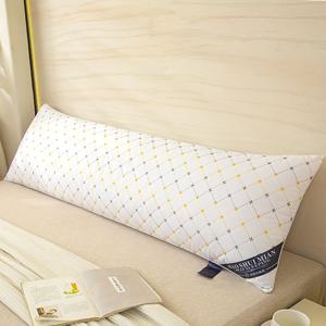 TEMU 1개 소프트 엑스트라 롱 베개 인서트, 화이트 자수 바디 베개, 침실 침구 편안한 수면 바디 베개, 다섯 별 호텔 홈 싱글/더블 높은 베개 수면 보조, 목 지지 푹신한 베개, 수분 흡수 통기성 피부 친화적, 등/배/옆으로 자는 베개, 성인 임신 독서 베개, 커플 듀얼 베개 인서트 거실, 침실, 홈 데코, 휴일 선물, 세탁기 사용 가능, 사계절 사용