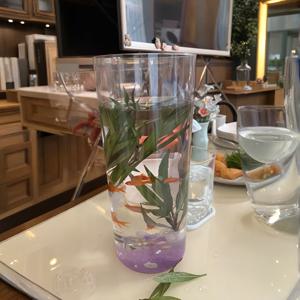 TEMU 홈 아크릴 어항, 원형 원통형 금붕어 탱크, 깨지지 않는 소형 수족관