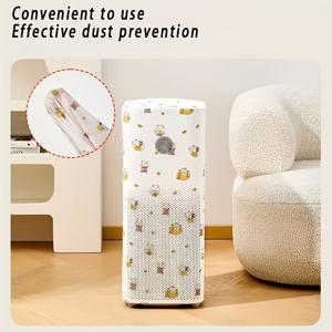 TEMU 6개 다목적 가정용 먼지 커버, 랜덤 색상 및 패턴. 가전제품, 캐리어, 선풍기, 밥솥, 냄비, 주방 전자레인지에 적합. 재사용 가능한 부직포 보호 커버, 가정, 상업용, 사무실 사용. 세탁 가능한 원단, 에어컨 커버, 가전제품 및 사무실 사용자에게 이상적