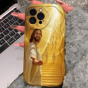 TEMU 폰 케이스: 폰 케이스; 커버, 천국으로 가는 사다리: 상승하는 성인들 폰 케이스, 애플 아이폰 케이스용, 2D 귀여운 만화 애니메이션 디자인, 아이폰 17, 16, 15, 14, 13, 12, 11 프로 맥스, XS, XR, 8, 7, 6 폰 쉘 호환, 생일 선물, 휴일 선물, 데이, 새해 완벽한 선물