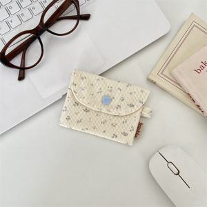 TEMU 코듀로이 소형 동전 지갑 카드 홀더 동전 보관 학생용 지갑. 카드 가방 지갑 지퍼 카드 세트 은행 카드 ID 가방. 여성용 다기능 문서 가방, 손세탁 가능 물세탁 가능 섬유, 포켓 지갑. 소형 아이템 클러치 동전 지갑 미니 S