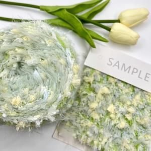 TEMU 50g 신선한 그린 스페셜 핸드믹스 원사, 핸드니트 DIY 코바늘 스카프, 모자, 가방, 헤어밴드, 카드 케이스용 재료 원사, 소녀스럽고 아름다운 색상 조합, 초보자용