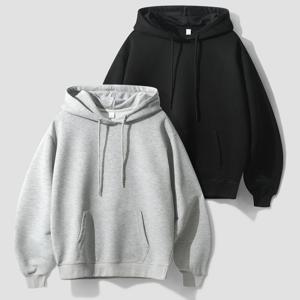 TEMU [파라고나] 봄 가을 데일리 무지 후드 티셔츠