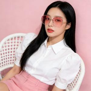 TEMU 올해의 인기 여성용 그라데이션 선글라스 6종 – 오버사이즈 프레임, UV400 보호, 멀티컬러 그라데이션, 데일리/파티 멀티 스타일, 다양한 상황에 완벽