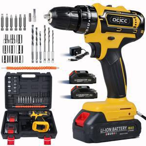 TEMU ocicc 리튬이온 무선충전 해머전동드릴공구세트