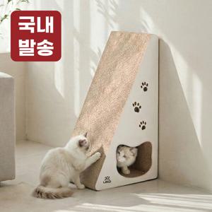 TEMU 고양이 수직 스크래처 삼각 숨숨집 하우스 대형 LCH-V05