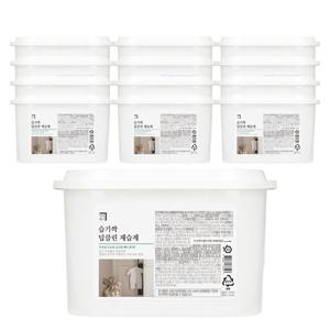 TEMU [총 12개입] 딥클린 제습제X12개 습기제거제 옷장 화장실 염화칼슘