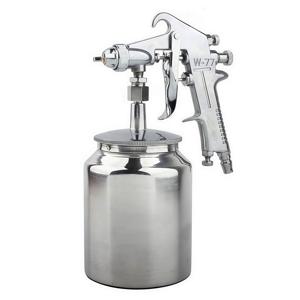 TEMU 에어 도색 스프레이건 세트 W77 흡상식 페인트 분사기 후키 후끼 건 1200cc