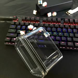 TEMU 투명 키캡 보관함 - 메카닉 키보드 & 스위치 액슬용 튼튼한 PC 정리함, 컬러풀 캡 디스플레이 케이스, 매니아를 위한 이상적인 선물
