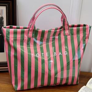 TEMU 새로운 대용량 여성용 핸드백 토트백, 패턴의 간편한 스타일 여성용 핸드백, 가벼운 데일리 출퇴근 핸드백 워크백, 쇼핑 외출 휴대폰 가방 지갑, 아이템 보관 가방, 패셔너블하고 분위기 있는 핸드백