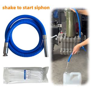 TEMU 신형 흔들어서 뽑는 오일 추출기, 워터 펌프 호스, 다용도 오일 전송 호스, 트럭 요소 사이펀 호스, 위아래로 흔들어 사용하는 초부드러운 자흡식 오일 호스, 가솔린/연료/물 전송용, 자동차, 보트, 잔디깎이용, 물/오일/액체 급수 및 전송용, 자흡식 설계, 보트 애호가, 잔디 관리 사용자, 자동차 소유자용